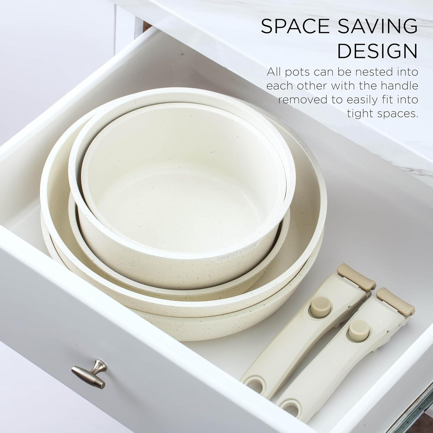 CulinaSet™ – Set de Cuisine Deluxe 15 Pièces avec Poignées Amovibles