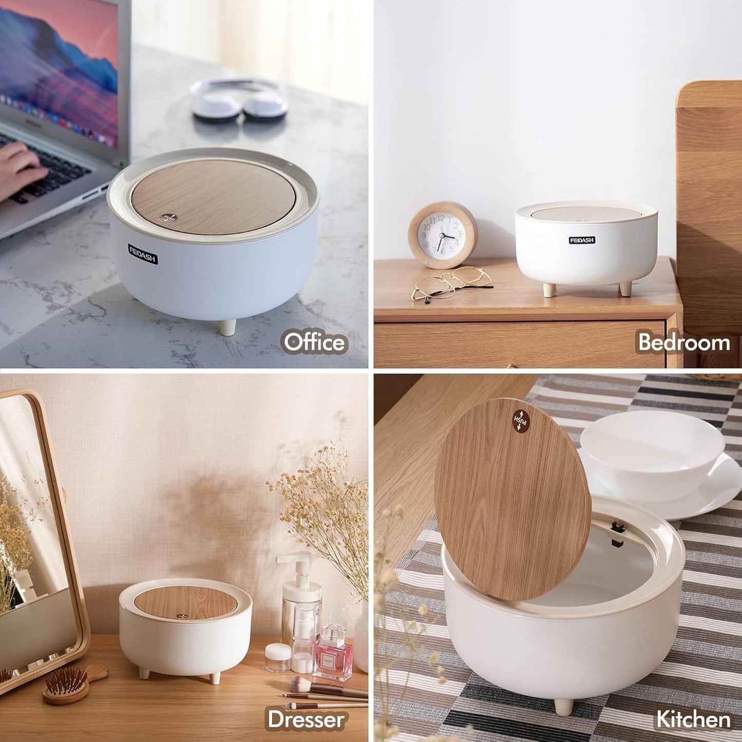 PressBin™ – Poubelle de Presse Japonaise avec Couvercle