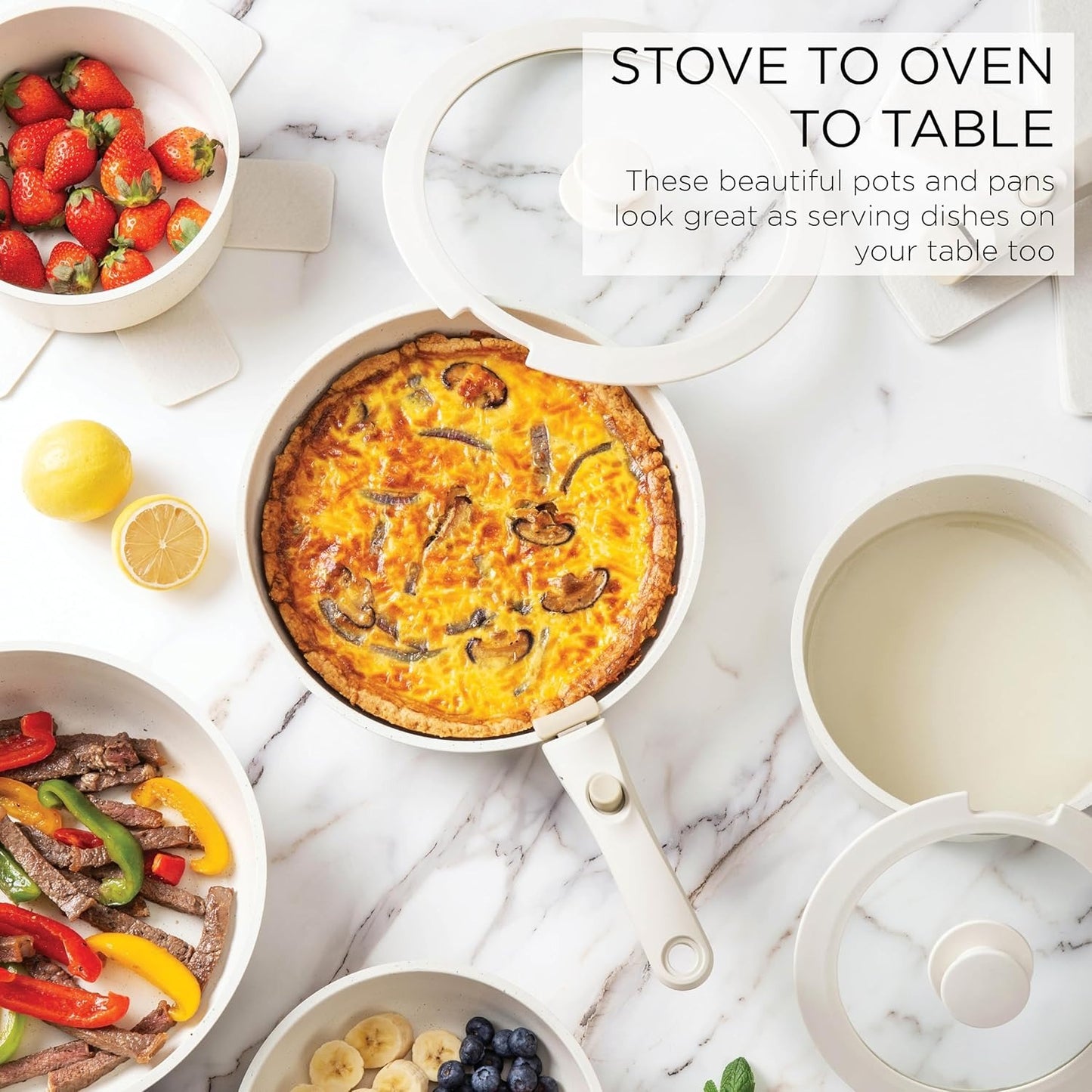 CulinaSet™ – Set de Cuisine Deluxe 15 Pièces avec Poignées Amovibles