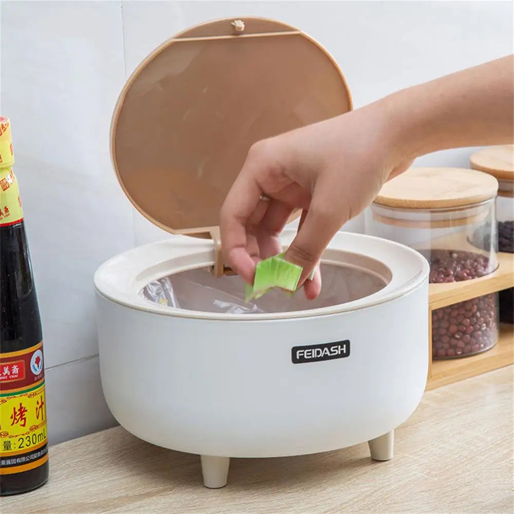 PressBin™ – Poubelle de Presse Japonaise avec Couvercle