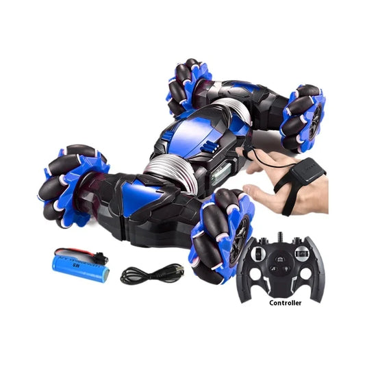 PowerTwist™ – Voiture Télécommandée 3-en-1 à Contrôle Gestuel & Cascades 360°
