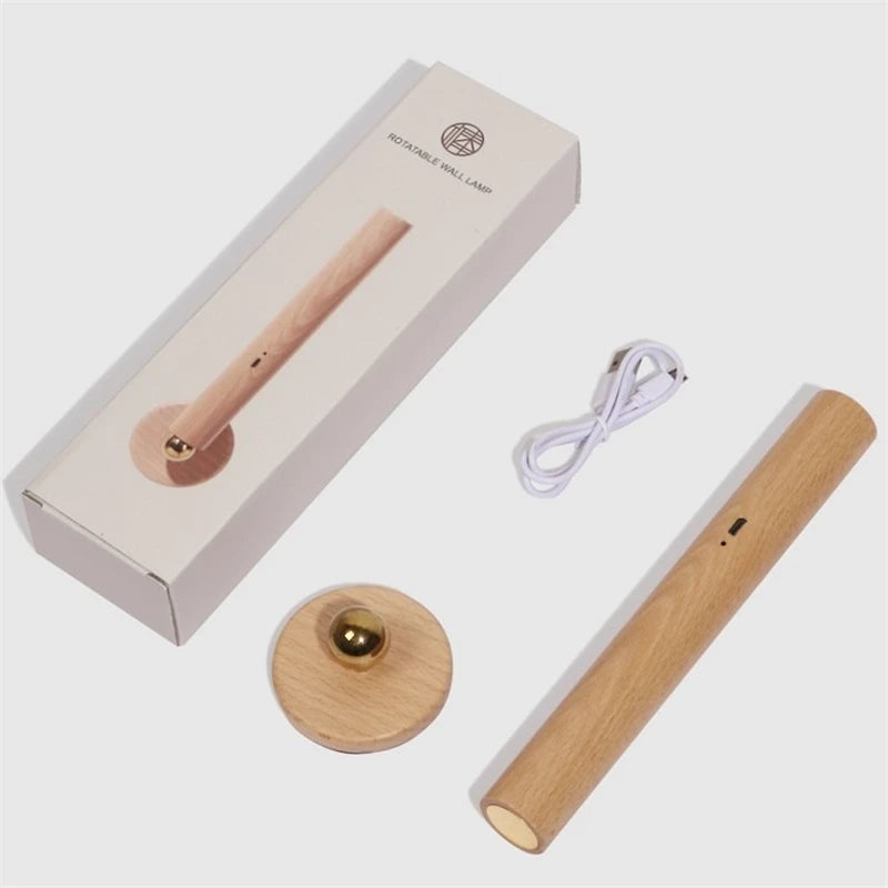 LumiWoods™ – Lampe LED Murale & Nomade au Design Moderne en Bois