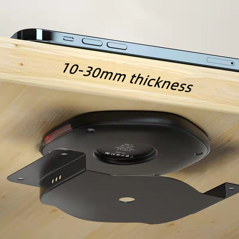 ChargePad™ – Le Chargeur Sans Fil Invisible et Élégant Sous Bureau