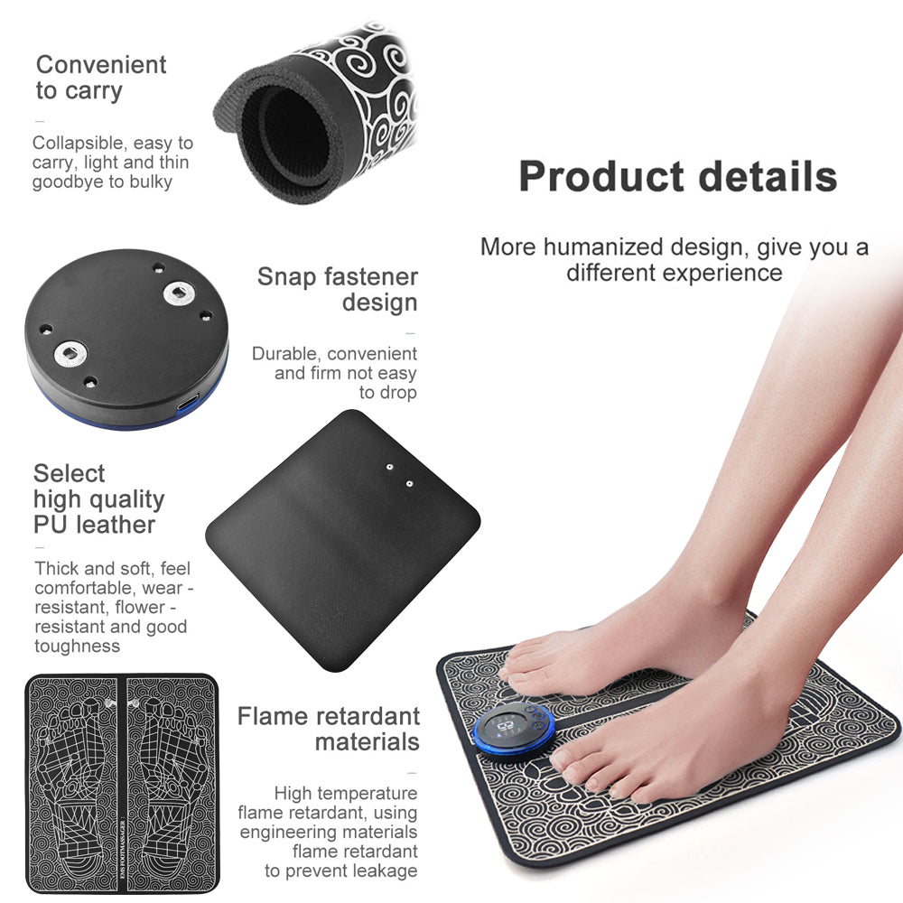 FeetRelax™ – Tapis de massage EMS pour pieds